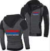 Herren Hoodies Männer für HRC -Logo Jacke Doppel Reißverschluss Hoodie Baumwollpullover Sport tragen Suzuki Sweatshirts Mantel t
