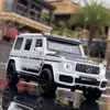 Moulé sous pression modèle de voiture 1/32 G700 G65 SUV alliage Simulation métal jouet véhicules tout-terrain son lumière Collection cadeau pour enfants 220930