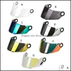 Casques de moto Casques de moto Bubble Bubble Bouclier Casque Visor rétro Retro à la vent compatible avec LS2 FF358 396 D8848313