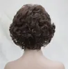 NYA WAVY CURLY AUBURN 31# Kort syntetiskt hår Full kvinnors peruker för varje dag