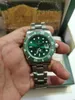 With original box Mens Watches 40mm Ceramic Bezel full Stainless Steel Automatic Mechanics Movment Green reloj de lujo Sapphire 5ATM waterproof Watch 2813