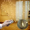 Strings Heart-shaped LED Butterfly Curtain Light Icicle 220V String Holiday Party Christmas Fairy Tale Wedding Decoration