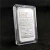 5 -stcs /set cadeau de niet -magnetische Johnson Matthey JM zilvergouden vergulde bullion souvenir muntbar met verschillende laser serienummer