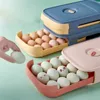 Bouteilles de stockage Bocaux Boîte à œufs Tiroir Porte-conteneur Rack Réfrigérateur Organisateur Plateau Refroidisseur Réfrigérateur Cuisine Alimentaire Couvercle En Plastique Accessoires Pour La Maison 220930