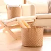 Storage basket Nordic paper cane woven laundry basket toy debris bucket storage