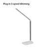 Tafellampen licht LED lezen USB Studie Desk Lamp Touch Working draagbaar bedboekverlichting kantoor 5 diming timing