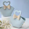 Embrulho de presente 1pc Bolsa de couro de cozinha de chocolate DRAGEE CABELA DE CASAMENTO COM PAPAS DE CEDIMENTO DE CORAÇÃO SACOS PORTÁVEIS DE BEBES