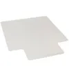 Housses de chaise Tapis de protection de sol en plastique transparent Coussin antidérapant pour le bois dans le bureau d'étude du salon