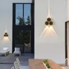 Moderne Simple applique murale lampe à LED projecteur éclairage extérieur étanche porche intérieur Patio couloir clôture applique