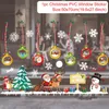 Décorations de noël Fenêtre Autocollants Joyeux Décoration Pour La Maison 2022 Ornements Cristmas Noel Navidad Bonne Année