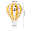 Horloges murales Style nordique Cartoon Air Balloon Clock Silent Time Crafts