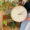 Zegary ścienne vintage zegar cisza bateria kwarcowa obsługiwana drewniana okrągła dekoracje domu kuchnia sypialnia biuro sypialni
