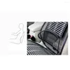 Interior Decorations Car Lumbar Support Pad Universal Waist Protection Massage Summer Cool Breathable Anti-Fatigue Automobile Accessories