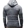 Herrtröjor zogaa män mode vinter varma tröjor tjocka höghalsar långärmade mens mens casual streetwear stor storlek S-3XL 220930