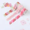 Confezioni regalo 200 pezzi di nastro per fiori e petali Kawaii adesivo decorativo adesivo diario etichetta scrapbooking decalcomanie accessori