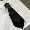 Bow Ties Flannel Ribbon Rhinestone moda męskie obroże Bowtie koreańskie mężczyzn garnituje koszulki krawat