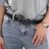 Belts High Quality Cowhide Women's Belt Men's Simple Retro Leisure Leather Youth Pin Buckle Fashion Pants Mens