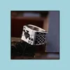 Cluster ringen punk rock email Black Oil Poker Card schoppen een heren vingerringlegering gotische skl handklauw ringen speelkaarten sieraden d dh2hp