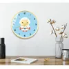 Wandklokken schattige cartoon film personage metal stille klok modern design rustige sweep beweging no-ticking horloge