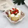 Hediye Sargısı 50 PCS Tek Kullanımlık Çevre Dostu Bento Kutusu Yemek Depolama Yemek Hazırlık Öğle Yemeği Meyve Salatası Hamburger Kek Ambalajı Yazılabilir