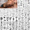 Временные татуировки 60 листов Печать красивые звезды животные цветы Body Art Arm Fake Fashion Водонепроницаемая татуировка для Kid Men9344179