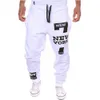 Męskie spodnie jesienne zimowi mężczyźni swobodny jogger numer 7 drukowana litera dresowe spodnie dresowe spodnie joggingowe streetwear 220930