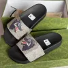 Mens Designer Slides Sandália Slides de Borracha Plataforma Clássico Chinelos Chinelos de Praia Com Caixa Tamanho Grande NO311 WJpcUm