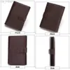 Wallets 2020 hot-selling passport bag leather passport book multi-card first layer cowhide short wallet document bag L220929