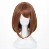 Cosplay Synthetic Wigs Fluffy Short Hair Wave Head Cover Wig