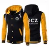 Men's Hoodies 2022 CZ Ceska Zbrojovka Czech Firearms Mens Baseball Uniform Jackets Tracksuit Winter Warm Harajuku Streetwear Man Tops