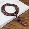 Pendant Necklaces 2022 Fashion Exquisite All-match Men And Women Ethnic Style Retro Wooden Bead Sweater Chain Long Bodhi Necklace Jewelry