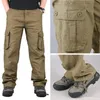 men039s Pants Hip Hop Multi Pockets Long Men Street Dancing Loose Large Size Military Style Trousers 20Cx6511776
