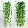 Decorative Flowers 90cm Artificial Plants Green Vine Leaves Fake Wall Hanging Home Garden Ornaments House Decoration Party Decor