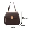 Sacs de soirée Designer Petit Bandoulière Carré Pour Femmes Fourre-tout Sac À Main Couleur Solide Messenger Sac Lady PU Épaule En Cuir