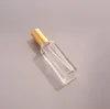 Bouteille de parfum vide 3 5 10 20 ml Spray Bottling Lady Voyage Cosmétique Conteneurs en verre séparés Portable Plaqué Argent Or Noir SN4920