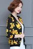 Kvinnans jackor 2022 Summer Kimono Topps Women Jacka Ladies Spring Floral Bomber Casual Outwear 437