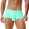 Underpants SEOBEAN Mens Boxers Sexy Underwear Men U Convex Penis Pouch Male Panties Low Waist Solid Boxer Shorts Calzoncillo