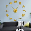 Relojes de pared We296 Venta de acrílico Marina Mirror de animales Mira la sala europea de la sala de estar de gran tamaño decoración del hogar