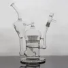 JM Air Flow Sci Glass Bongs Hookahs Bubbler Water Pipe With Sprinkler Arm Tree Diffused Perc Oil Rigs 14mm Joint Smoking Accessories