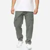 Herrbyxor m￤n khaki last 2022 Spring hip hop harem joggers manlig fast f￤rg flerficka byxor bomullsblomma S-xxl