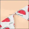 Party Decoration 2.1M Rainforest Watermelon Flags Bunting Summer Banner For Home Drop Delivery 2021 Garden Festive Party Supplies Even Dhib4