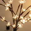 Bordslampor Yinzam LED Light Tree Branch Nightlights Room Decor Diy Lighted Branches 20 Lampor Batteridriven Desk Lamp f￶r Home Party Gift