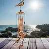 Garden Decorations Hummingbird Retro Wind Chime With S Hook Portable Bell Bird Catcher Aluminum For Yard Decoration 220930