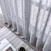 Gardin cdiy lämnar ren gardiner för vardagsrummet sovrum voile lyx europeiska tyllfönster screening draperar persienner