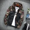 Men's Jackets 2022 Spring And Autumn Men's Casual Fashion Camouflage Hooded Jacket Men Trend Coat Cool Windbreaker M-5XL