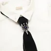 Bow Ties Small Tie Small Tie Heren en Dames Professioneel overhemd shirt voor volwassen kinderen Accessoires Luxe Rhinestone Bowtie 22 cm / 28 cm