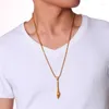 Hanger kettingen hoogwaardige hiphop mannen hangers goud zwarte sieraden accessoires mannelijke zilveren kleur