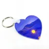 PARTY FAFT ACRYLIC SUBLIMATION TIMT KEYCHAIN ​​DIY Transparent Crystal Plate Keychains RRB15938