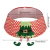 Christmas Decorations Tree Collar 30 Inch Elf Feet Xmas Skirt Ring Bottom Base Cover Indoor Outdoor Winter Year Decor