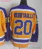 영화 CCM 빈티지 아이스 하키 20 Luc Robitaille 유니폼 스티치 30 Rogatien Vachon Jonathan Quick Dustin Brown Williams Jersey 셔츠 노란색 화이트 블랙